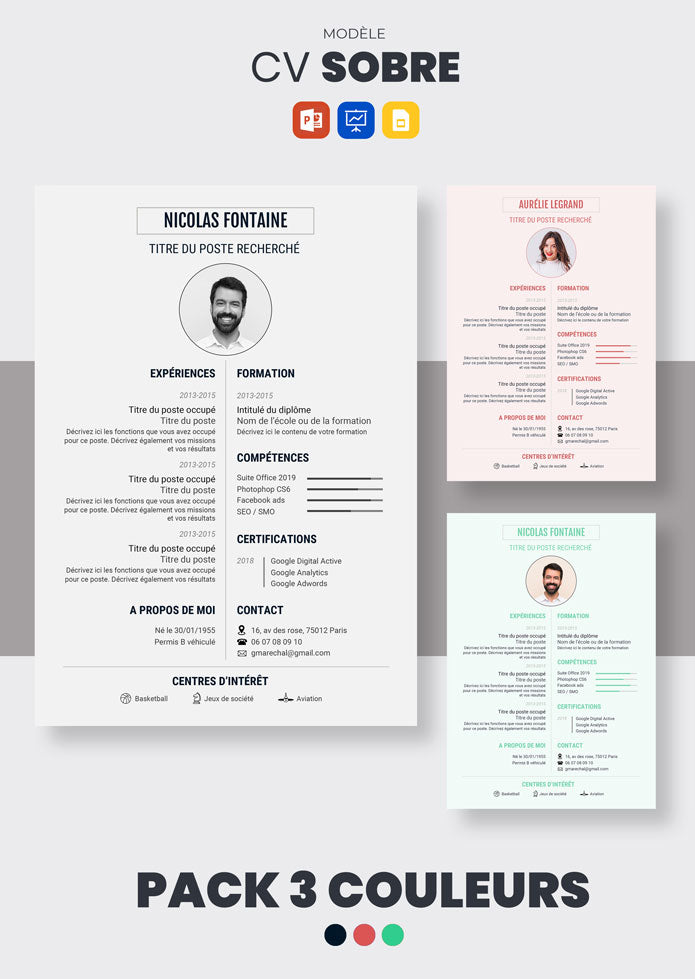 Pack CV Tech